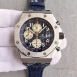 Swiss Audemars Piguet Copy 3126 Watch Blue Face Blue Leather